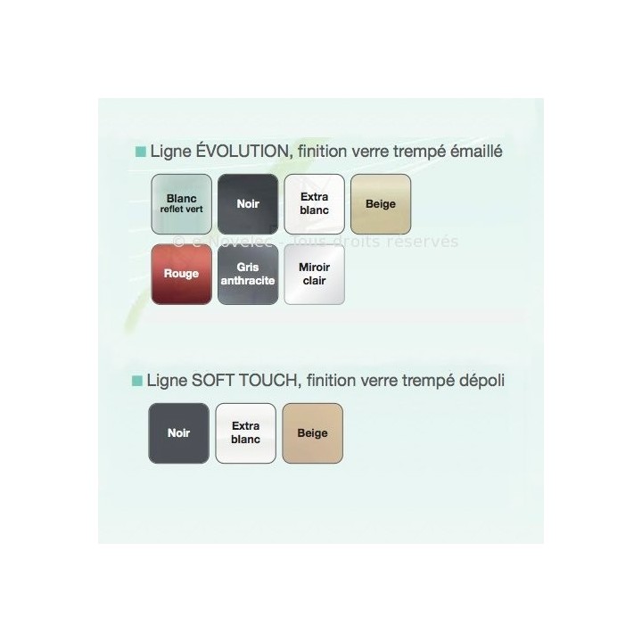 SOLARIS Plinthe - ligne Evolution - hauteur 45 cm [- Radiateur Inertie Verre - Fondis]