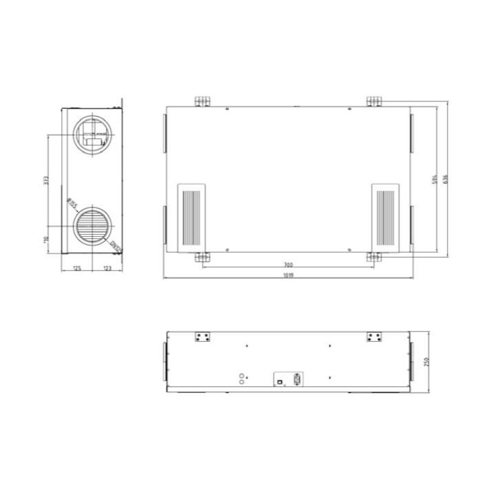 CLIMOS F 200 Comfort - avec dégivreur intégré + commande TFT [- VMC double flux Haut rendement - PAUL]