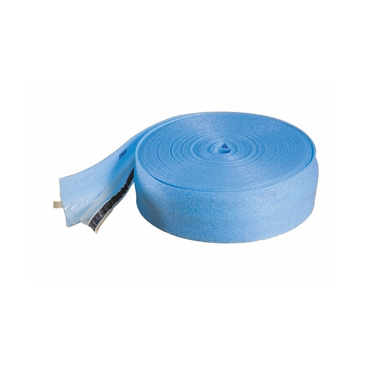 Bande de rive Efirive largeur 120 mm ép. 5 mm - Rouleau 50 m [- Isolant pour plancher chauffant électrique - EFYOS SOPREMA]