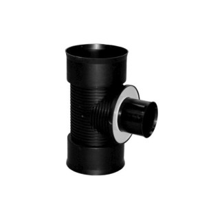 Te 90° Ø 300/200 en PP-C avec joints pour regard - LEWT-TE DN 300/200 [- Géoventilation / Puits canadien - Helios]