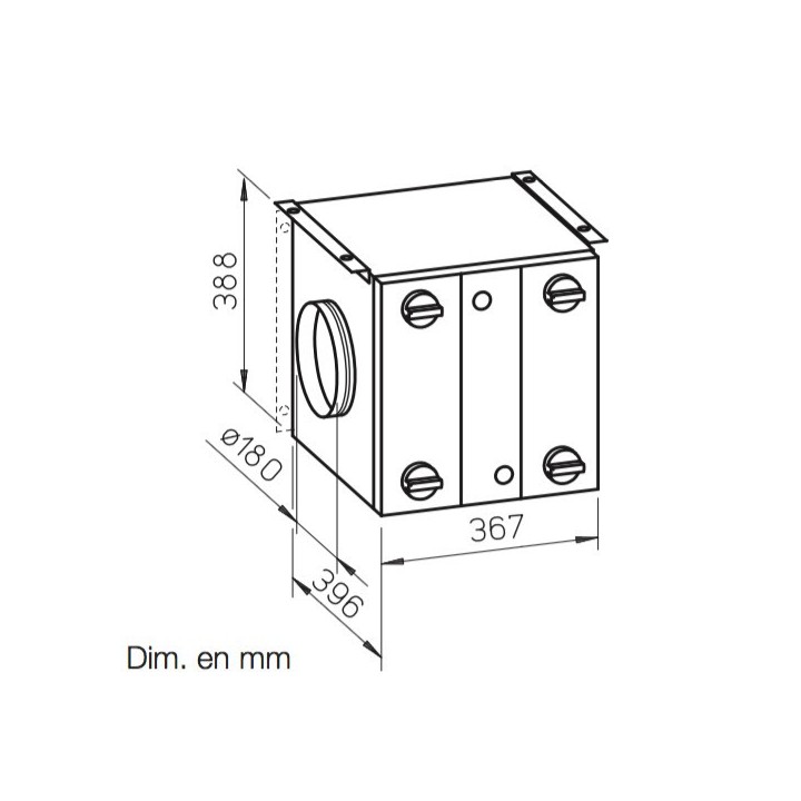 Module échangeur de chaleur - SEWT-W [- Puits canadien à eau glycolée - Helios]