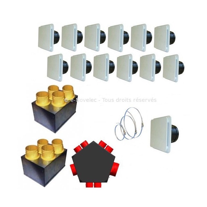 KIT Accessoires P04 [- accessoire VMC double flux - Unelvent]
