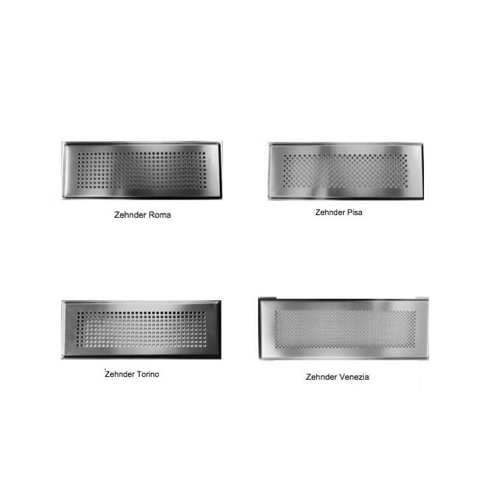 Grille Design métallique "OnFloor" pour ComfoFlat 51 (350 x 110 mm) [- mural ou sol - Réseau ComfoFlat - Zehnder]