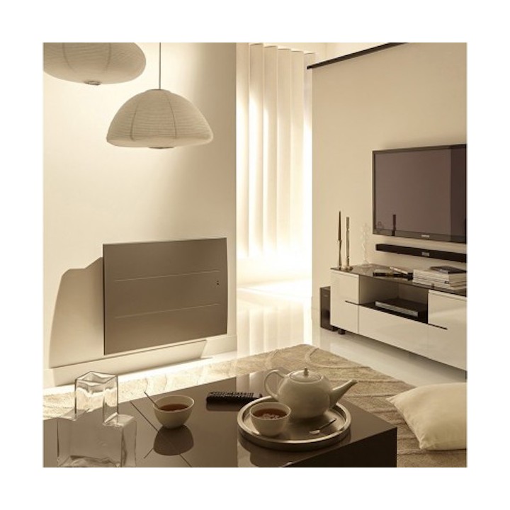 ONIRIS Gris Etoilé - Horizontal [- Radiateur Inertie Aluminium - Atlantic]