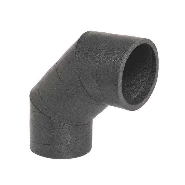 Coude 90° polyéthylène isolé Ø 160 mm [- Conduits PE Calogaine - ALDES]