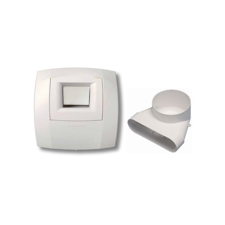 Kit bouche Hygro Bain B14 Ø 125 pour Minigaine Aldes [- Kits bouches réseau PVC oblong - ALDES]