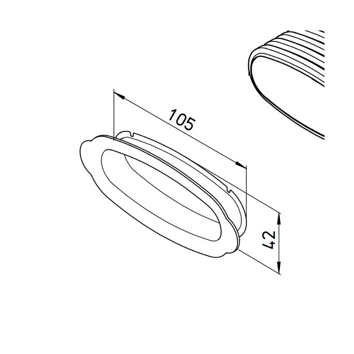 Bouchons pour conduit plat 51 mm (lot de 10 pièces) [- FRS-VD 51 - Réseau FlexPipe - Helios]