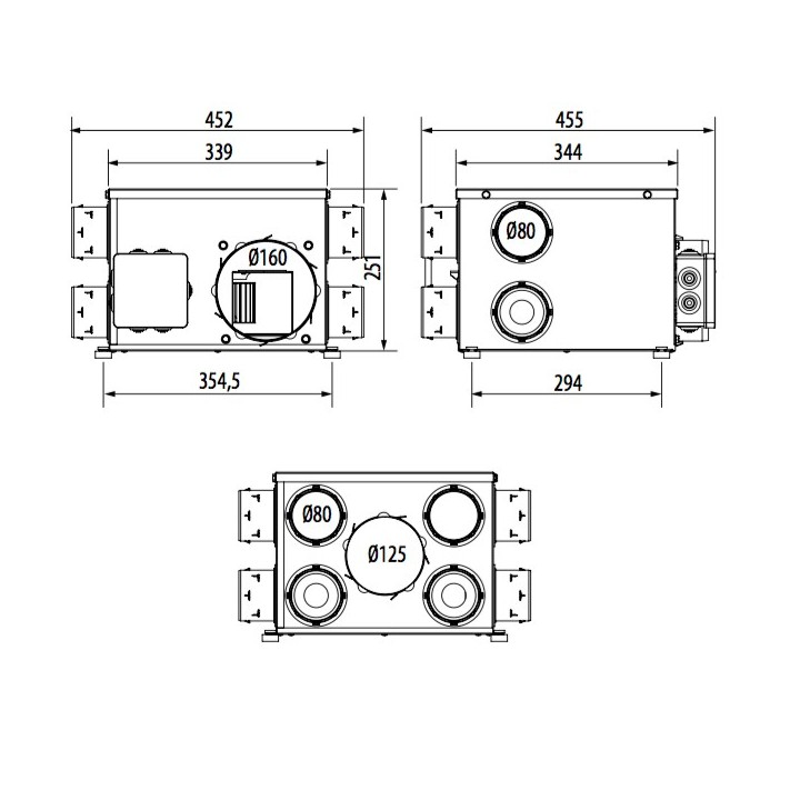 AEROGEM GD - Grande Maison  [- VMC Seule - VMC Simple flux Autoreglable - Unelvent]
