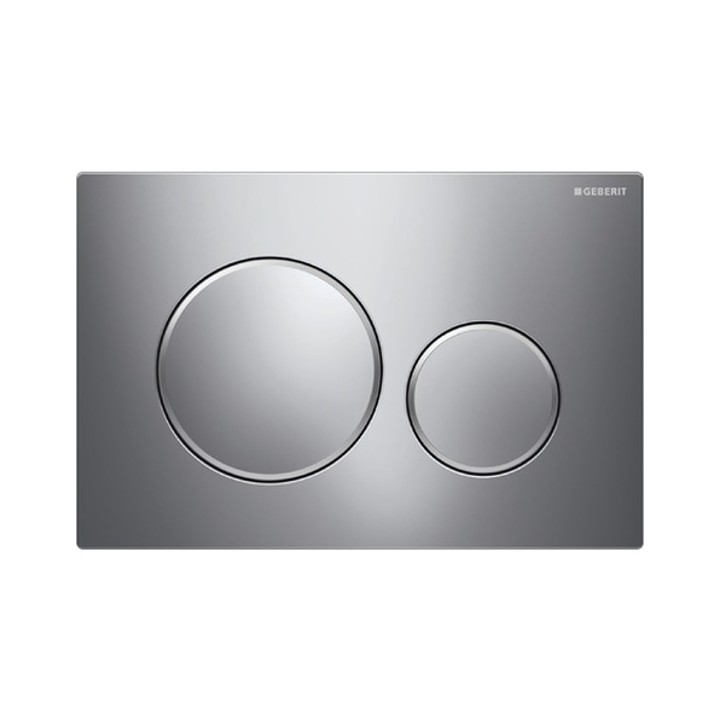 SIGMA 20 Chromé brillant / chromé mat / chromé brillant [- Plaque de déclenchement 2 touches - Geberit]
