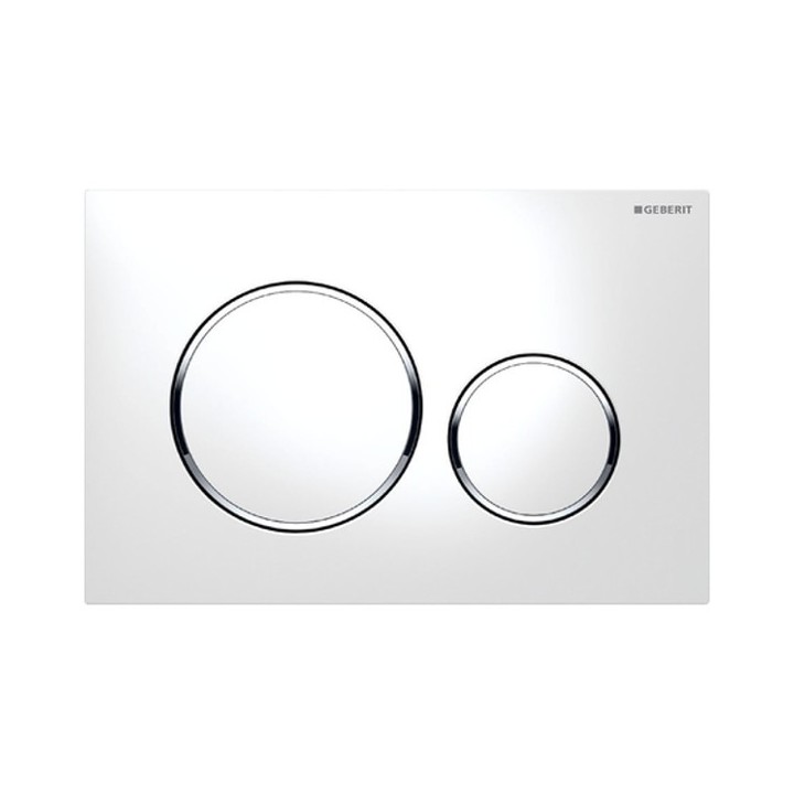 SIGMA 20 Blanc / Chromé Brilliant / Blanc [- Plaque de déclenchement 2 touches - Geberit]