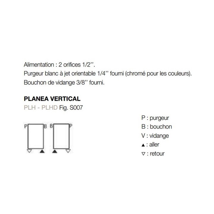 PLANEA Vertical double [- PLH - Radiateur Chauffage Central - ACOVA]