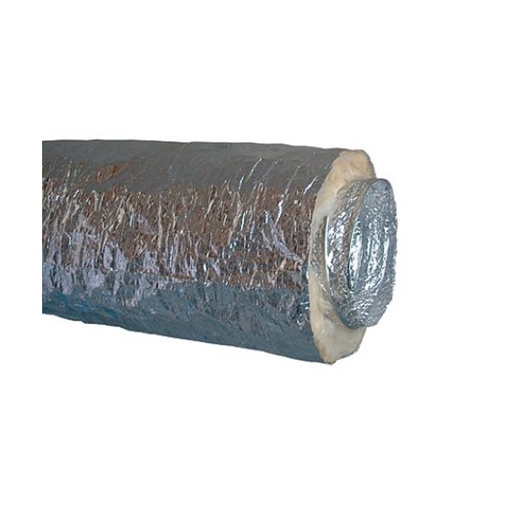 Gaine Algaine Alu Insonorisée - 10 mètres - T max + 250°C - Ø 80 à 500 mm [- Gaines souples - ALDES]