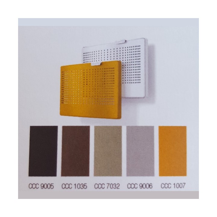 Bouche de soufflage en acier Design Ø 100 et 125 mm - CLIK [- Bouches VMC fixes - Helios]