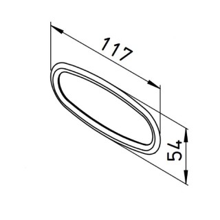 Joint pour raccord plat 51 mm (lot de 10 pièces) [- FRS-DR 51 - Réseau FlexPipe - Helios]