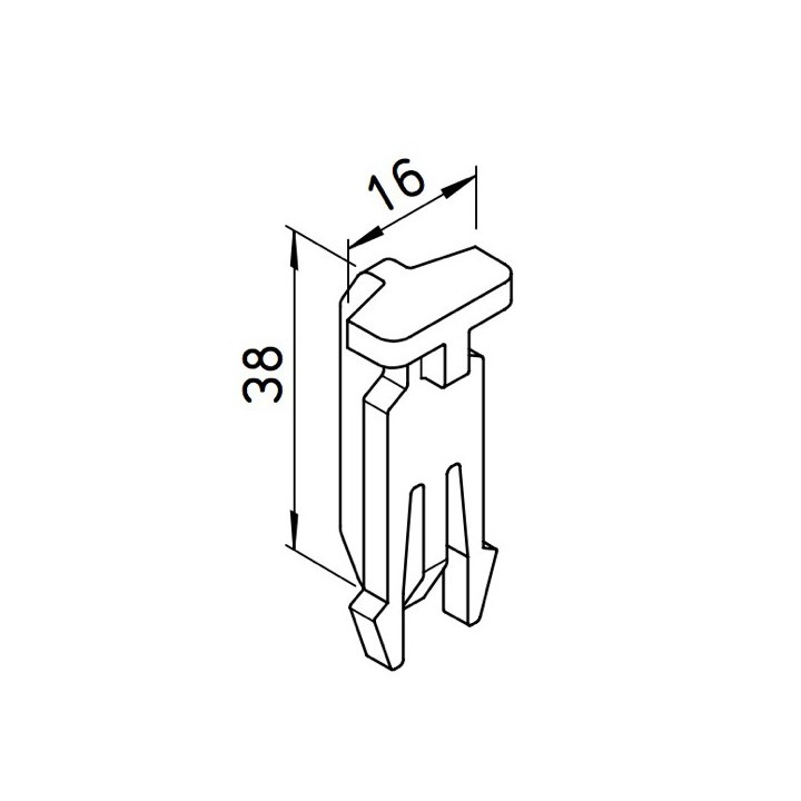 Clips démontables pour raccords (lot de 10 pièces) [- FRS-FK - Réseau FlexPipe - Helios]