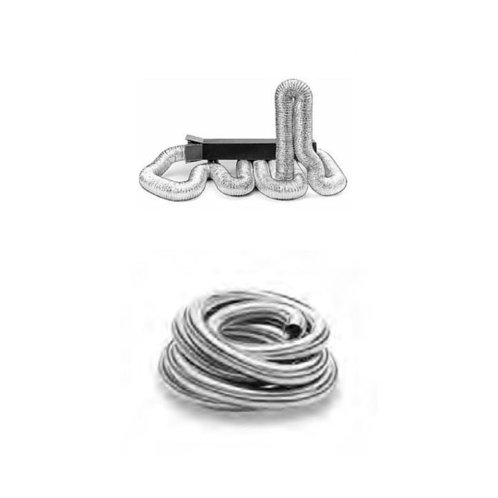 Conduit souple aluminium Helioflex - Ø 80 à 400 mm - 10 mètres [- Gaine industrielle et tertiaire - -20 °C à +100 °C - Helios]