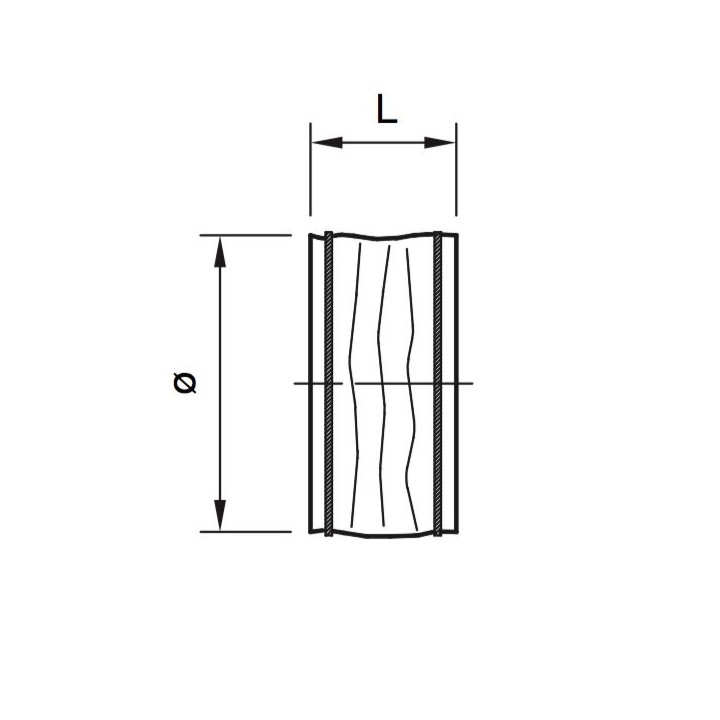 Manchette simple - FM - Ø 100 à 710 [- Raccordement - HELIOS]