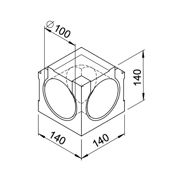 Coude intérieur - lot de 2 pièces - (RP-IW et RP-SIW) [- Conduits VMC apparents - Réseau RenoPipe - Helios]