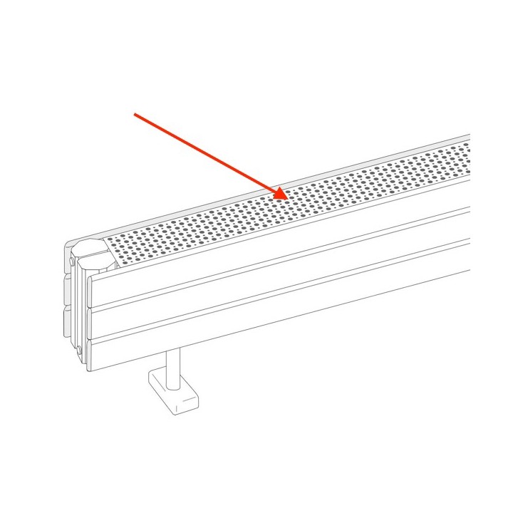 Option "Grille chromée" pour radiateurs Fassane Pack CVXD, CSXD, PSXD et VSXD [- Option de fabrication - ACOVA]