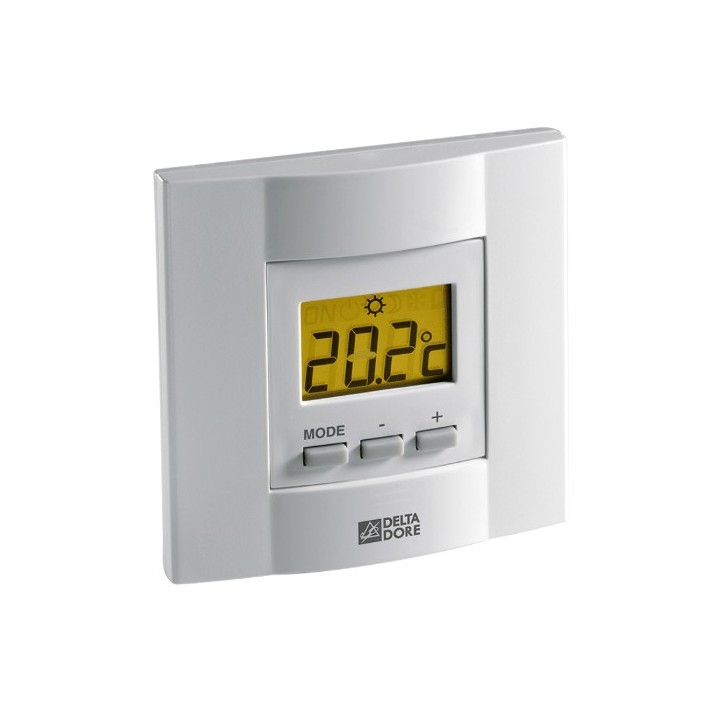 TYBOX 25 [- Thermostat d'ambiance Radio à touches pour chaudière ou PAC non réversible - Emetteur seul - Delta Dore]