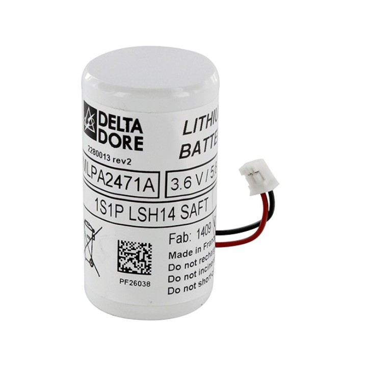 BP DMBV TYXAL+ [Bloc pile pour détecteur de mouvement bi-lentille vidéo DMBV Tyxal + - Gamme X3D - Delta Dore]