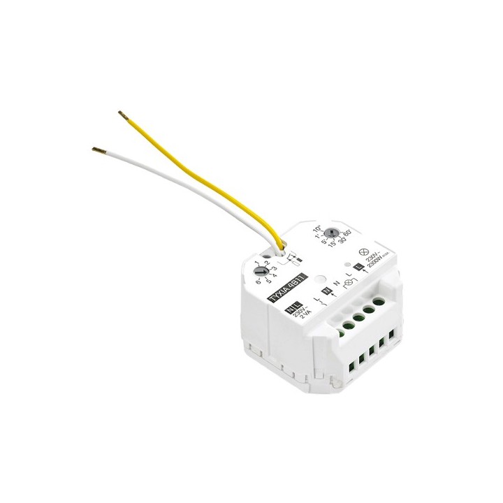 TYXIA 4811 [- Micromodule récepteur sans fil encastré 10 Ampères - sortie alimentée - 1 voie M/A + minuterie - Delta Dore]