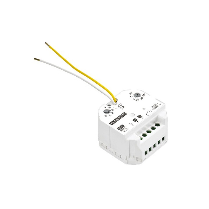 TYXIA 4801 [- Micromodule récepteur sans fil encastré 10 Ampères - sortie contact sec - 1 voie M/A + minuterie - Delta Dore]