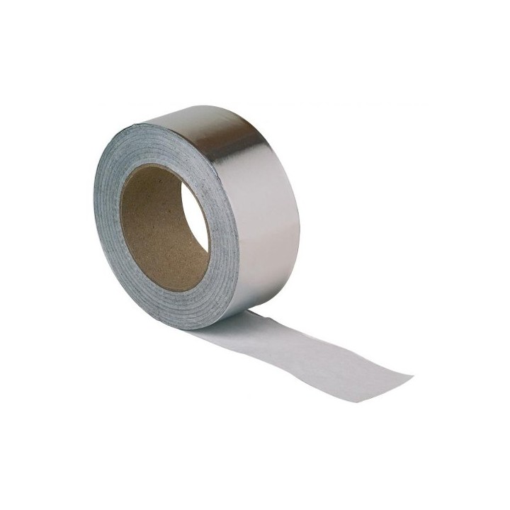 Ruban aluminium adhésif 50 mm - Longueur 50 mètres [- BA 55 G - accessoire VMC - Atlantic]