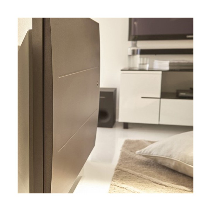 ONIRIS Gris Etoilé - Horizontal [- Radiateur Inertie Aluminium - Atlantic]