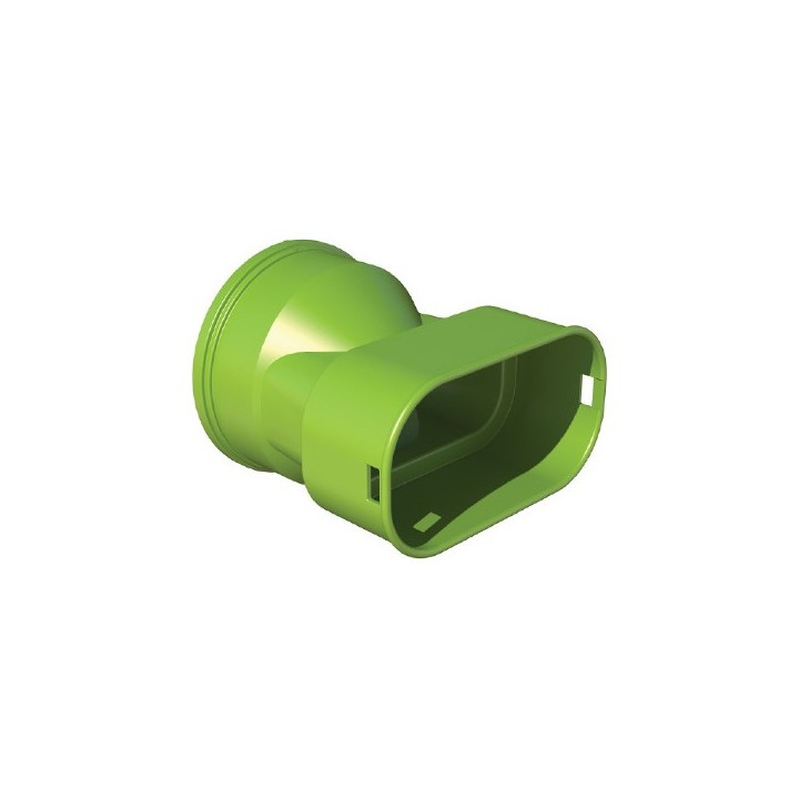 Adaptateur caisson 50x100 et 60x130 - XAC [- Conduits et accessoires VMC en PEHD - Réseau Clip & Go - Atlantic]
