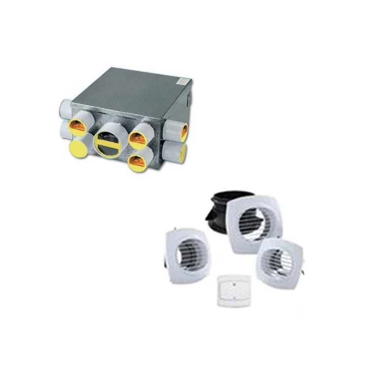 Pack AEROGEM GD6 - Grande Maison  [- VMC Simple flux Autoreglable - Unelvent]