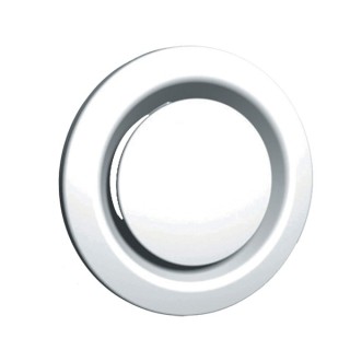 Bouche extraction / insufflation métallique - BEM - Ø 80, 100, 125, 160 et 200 mm [- bouches VMC à débit réglable - S&P]