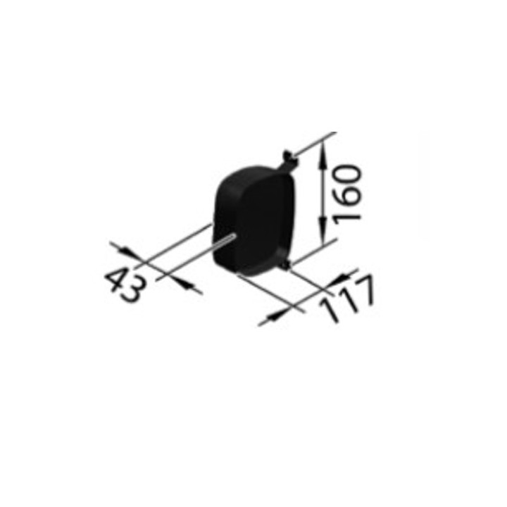 Bouchon M/F pour nourrice - BFR50 [- réseau VMC PEHD - Serie PLUGGIT - Unelvent]