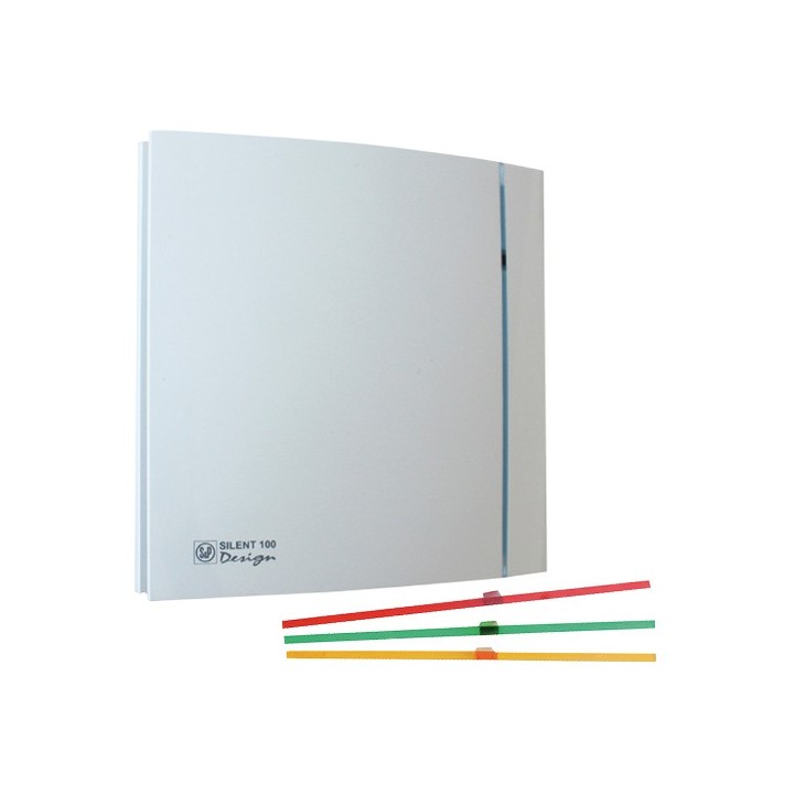 SILENT 200 DESIGN [- Aérateur axial silencieux - Ventilation mécanique ponctuelle - Unelvent]