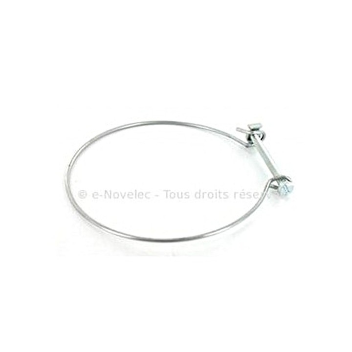 Lot de 10 Colliers de serrage en fil d'acier Ø 80 ou 125 mm [- accessoire VMC - Atlantic]