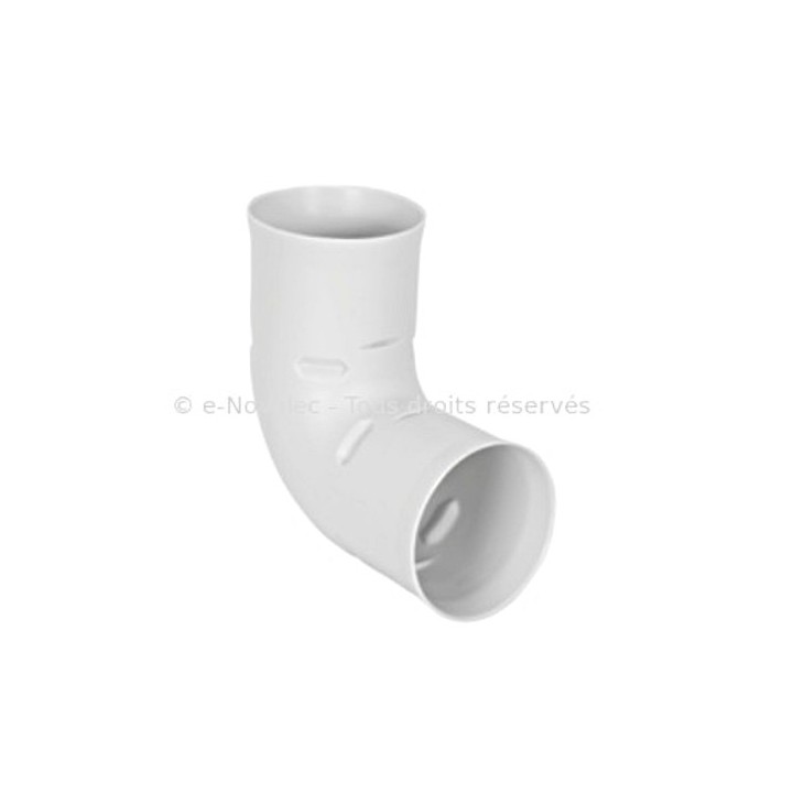 Coude 90° circulaire Optiflex - Ø 75 ou 90 mm [- Conduits Polyéthylène et accessoires VMC - Aldès]