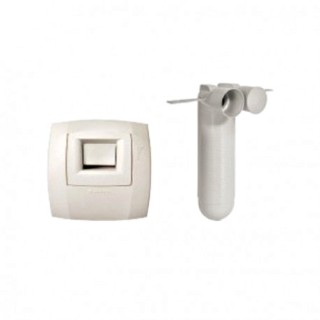 Kit Insuflation BIO carrée Ø 75 - OPTIFLEX Ø 75 [- Kits bouches pour réseau PEHD 75 ext. - Aldès]