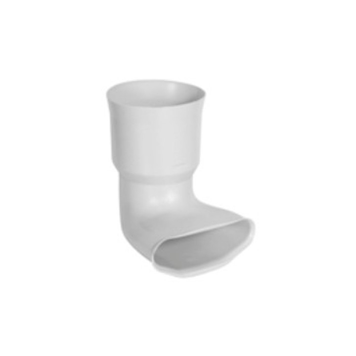 Raccord mixte coudé Ø 75 ou 90 mm / ovale - Optiflex [- Conduits Polyéthylène et accessoires VMC - Aldès]