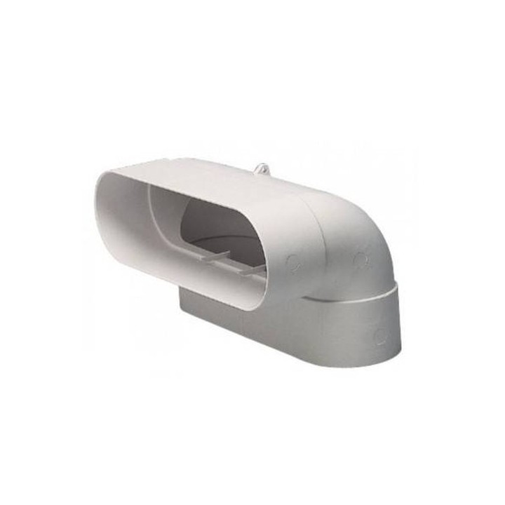 Coude vertical 90° MINIGAINE équivalent Ø 80 et 125 mm [- conduits rigides plastique pour ventilation - ALDES]