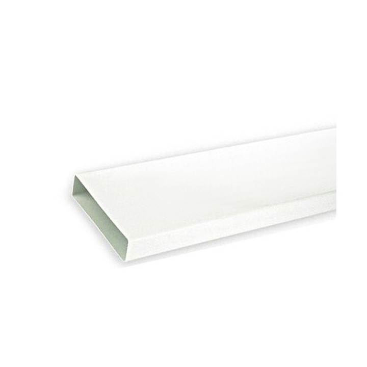 Tube rectangulaire - longueur 3 m (Lot de 4 ou 6) [- conduits PVC de Ventilation - Atlantic]
