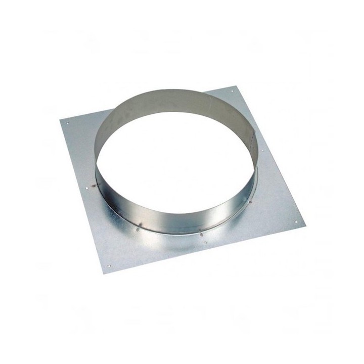 Platine virole femelle - Ø 200 à 710 [- Pièce de transformation en acier galvanisé - Helios]
