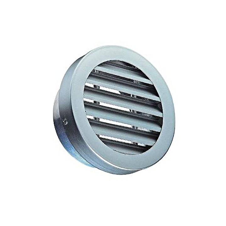 Grille série AR 637 Aluminium - Ø 125 à 315 mm [- Sortie d'air murale VMC - Aldes]