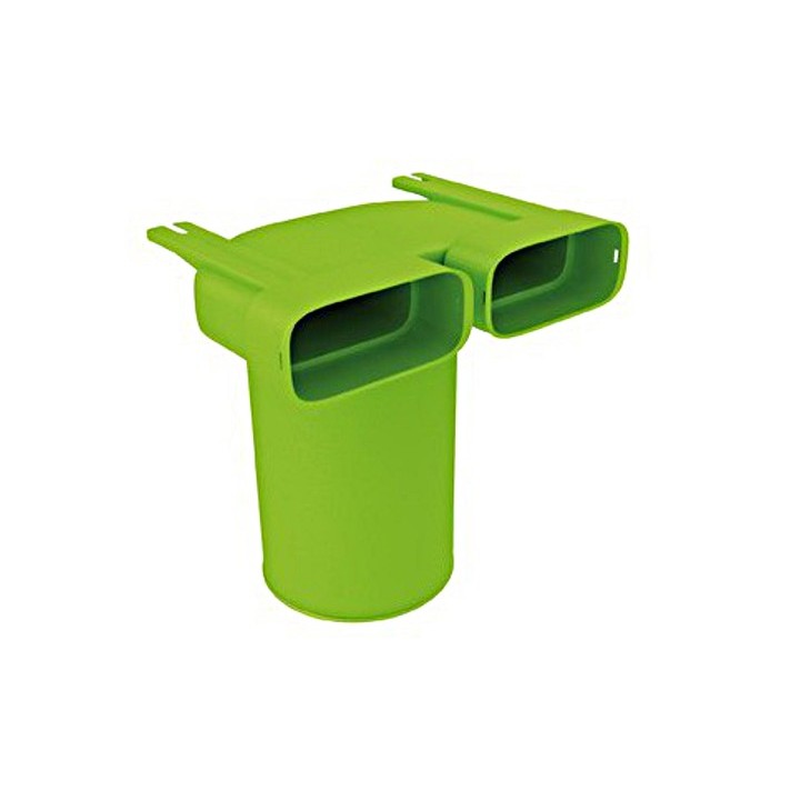 Coude mixte vertical polyéthylène - XCMV [- Conduits et accessoires VMC en PE - Réseau Clip & Go - Atlantic]