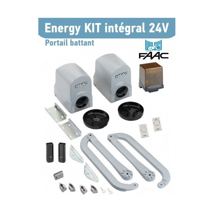ENERGY KIT INTEGRAL 24V (FAAC 391) [ - Automatisme portails à battants - 104575144 - FAAC]
