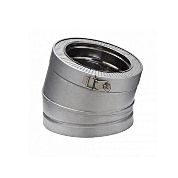 Coude 15° Therminox ZI - EC 15 [- conduits isolés intérieurs - Poujoulat]