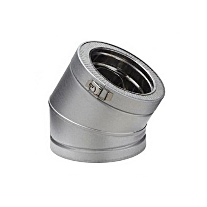Coude 30° Therminox ZI - EC 30 [- conduits isolés intérieurs - Poujoulat]