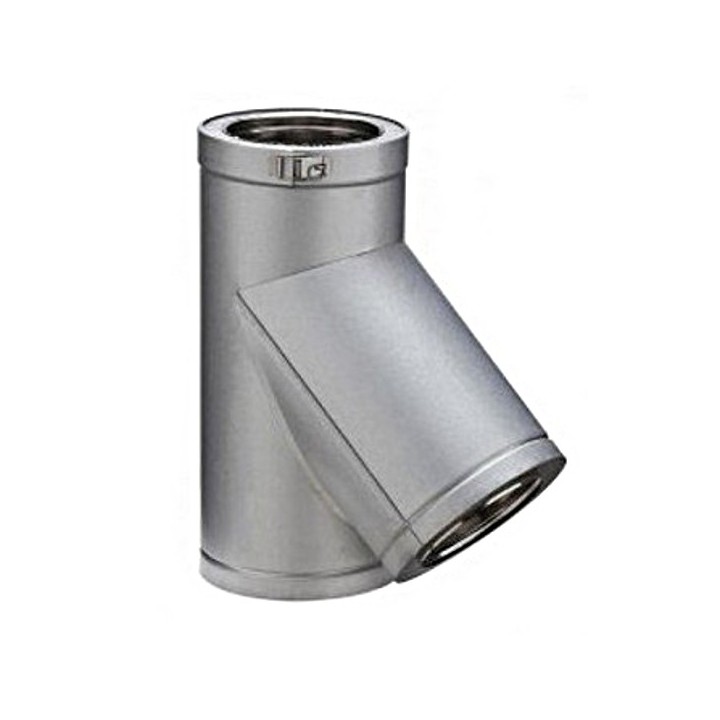 Té isolé 135° Therminox ZI - T 135 [- conduits isolés intérieurs - Poujoulat]