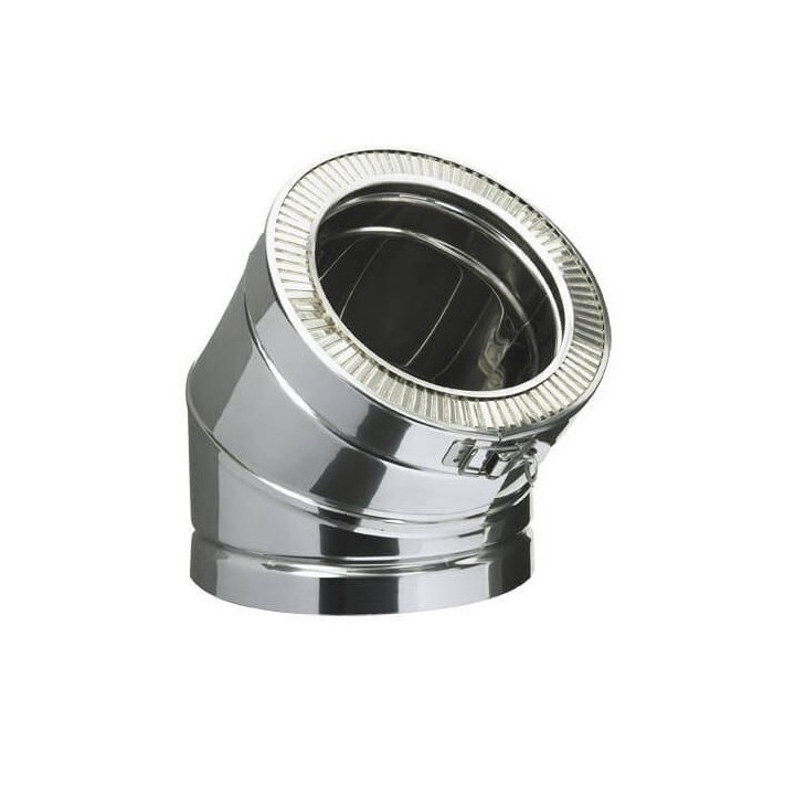 Coude 45° Therminox TI - EC45 [- conduits isolés extérieurs - Poujoulat]