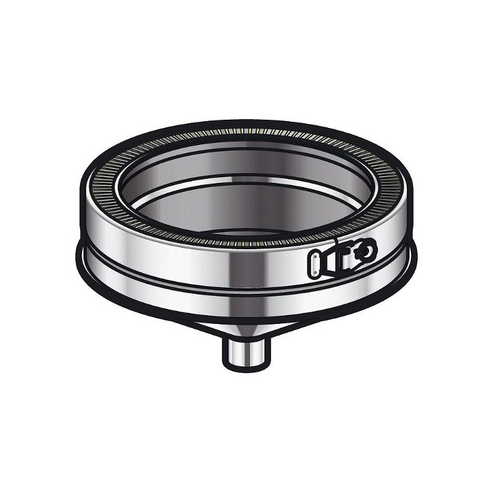 Cône d'écoulement Therminox TZ - CE [- conduits isolés extérieurs - Poujoulat]