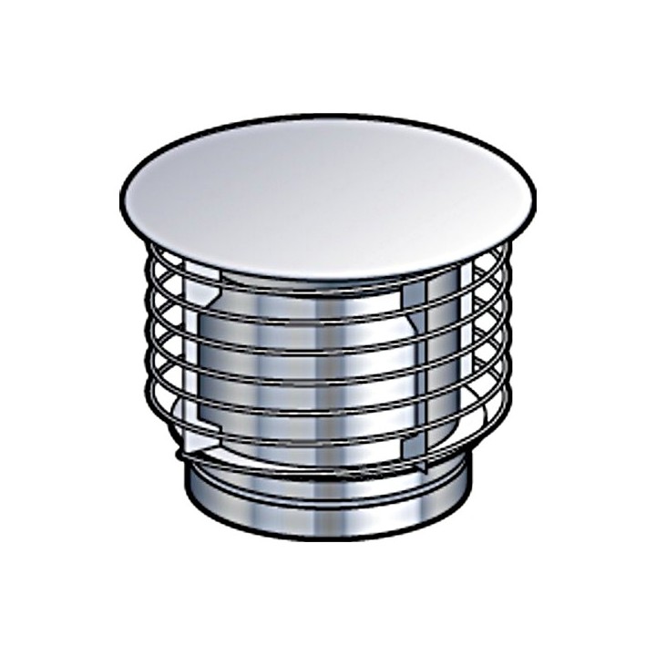 Chapeau Aspirateur SPIRAL Therminox TZ - CASP [- conduits isolés extérieurs - Poujoulat]
